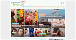 Desktop Screenshot of gezonderleven.com